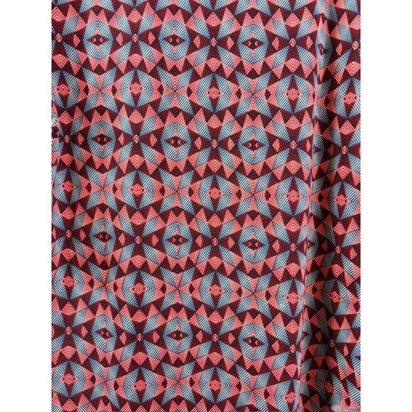 LuLaRoe Julia Women’s Red & Navy Blue Dress - Picture 5 of 9